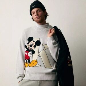 Kith x Disney Mickey & Friends Mickey K Crewneck Sweater
